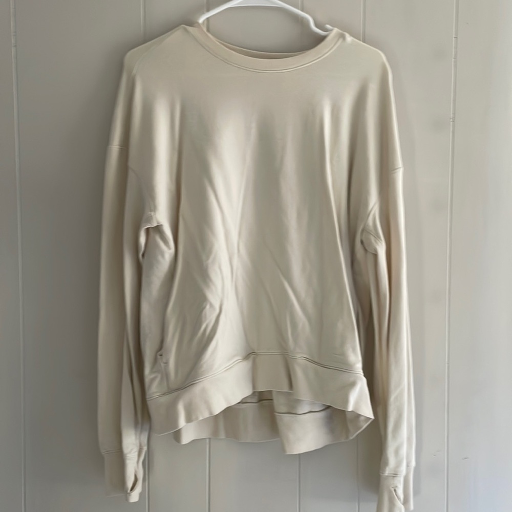 All In Motion | cream crew neck | XL | lightly worn